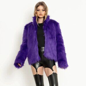 PURPLE FURBULOUS JACKET